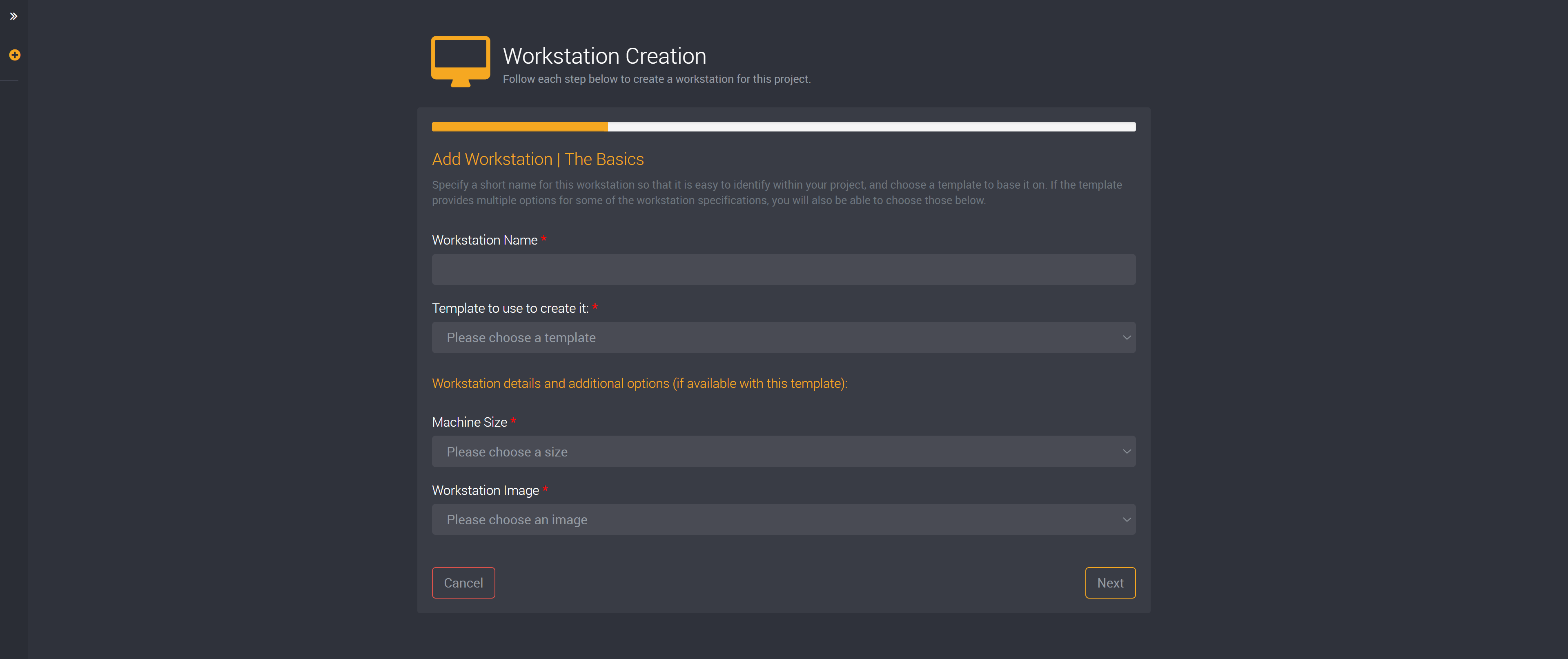 Basics of the workstation