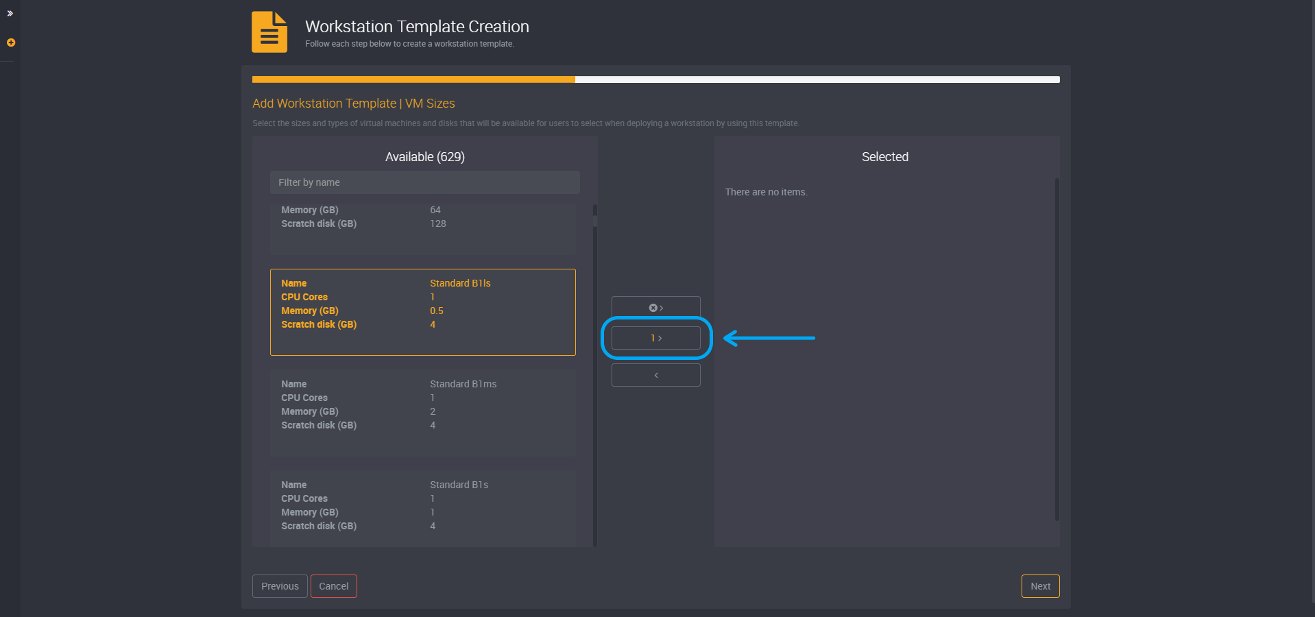 Workstation template