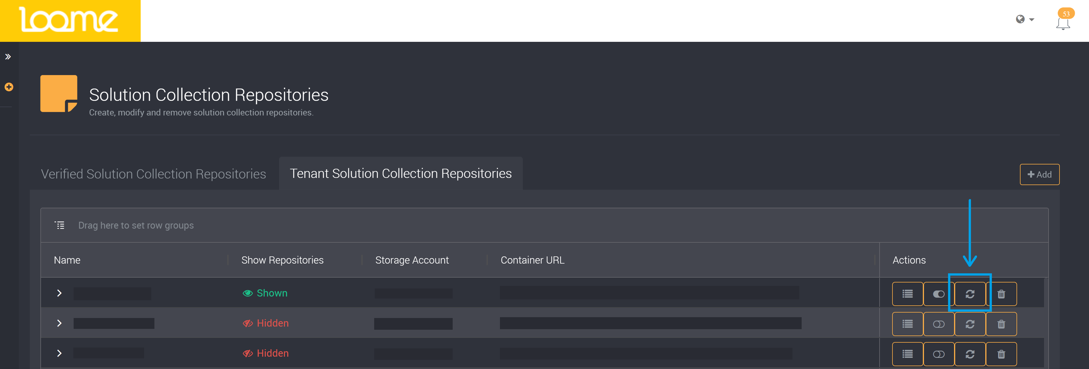 Regenerate a new SAS token