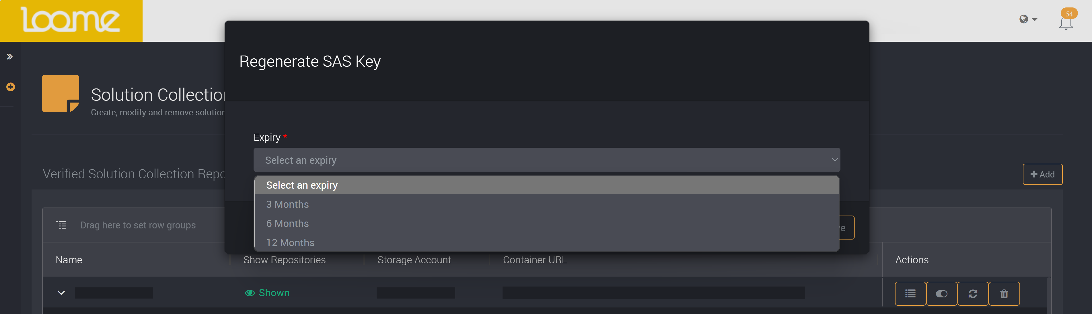 Choose SAS token lifetime