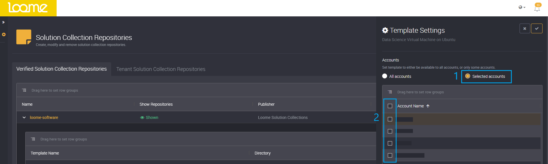 Solution collection repository