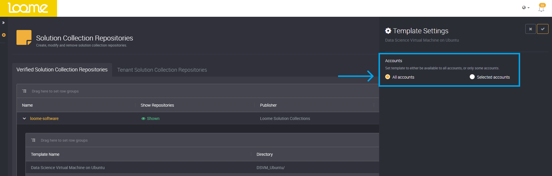 Solution collection repository