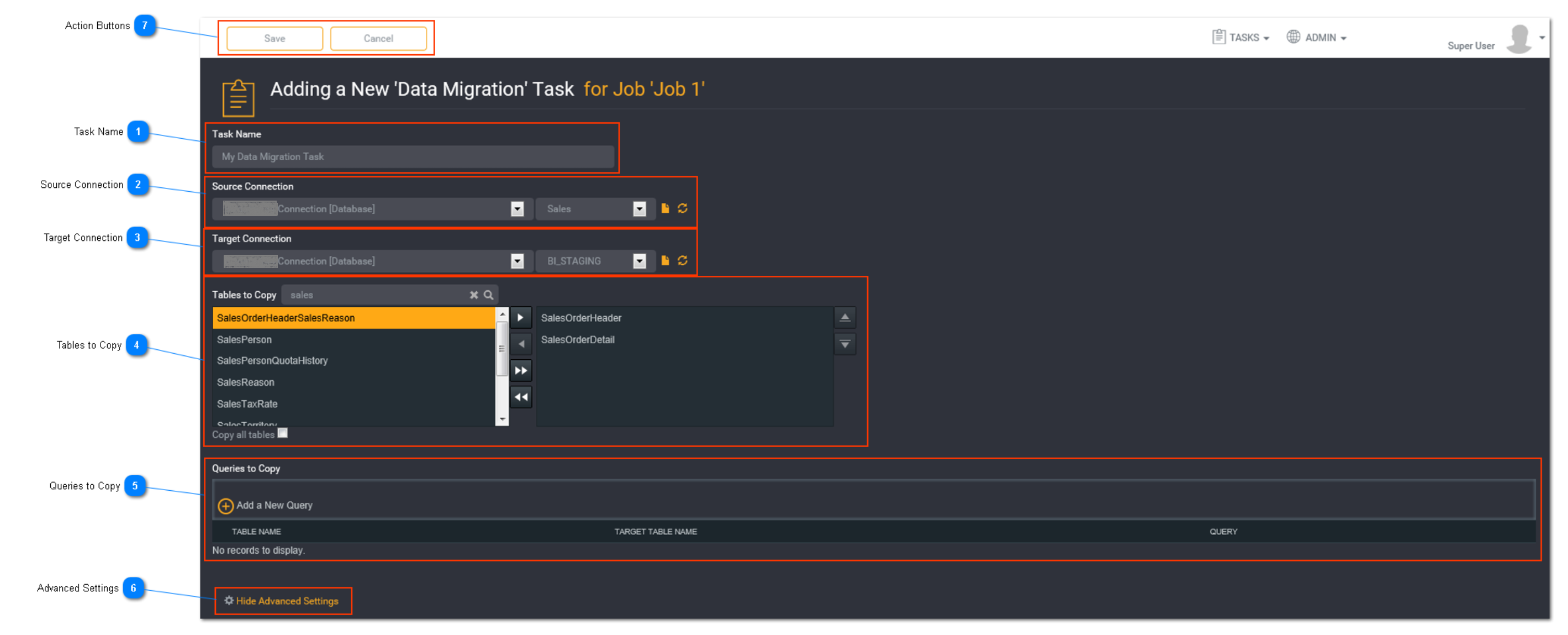 Add a Data Migration task