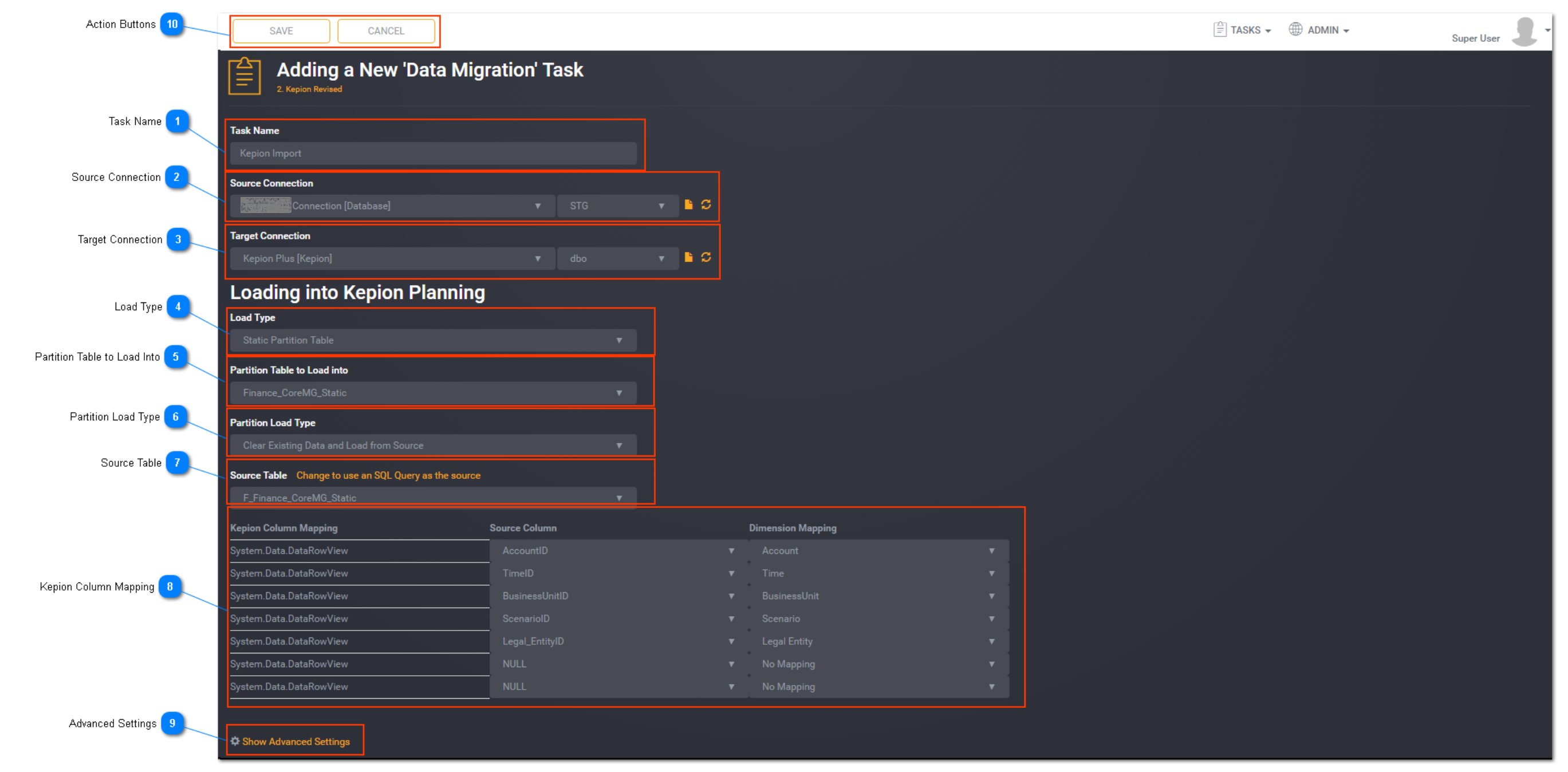 Load Static Partition Table