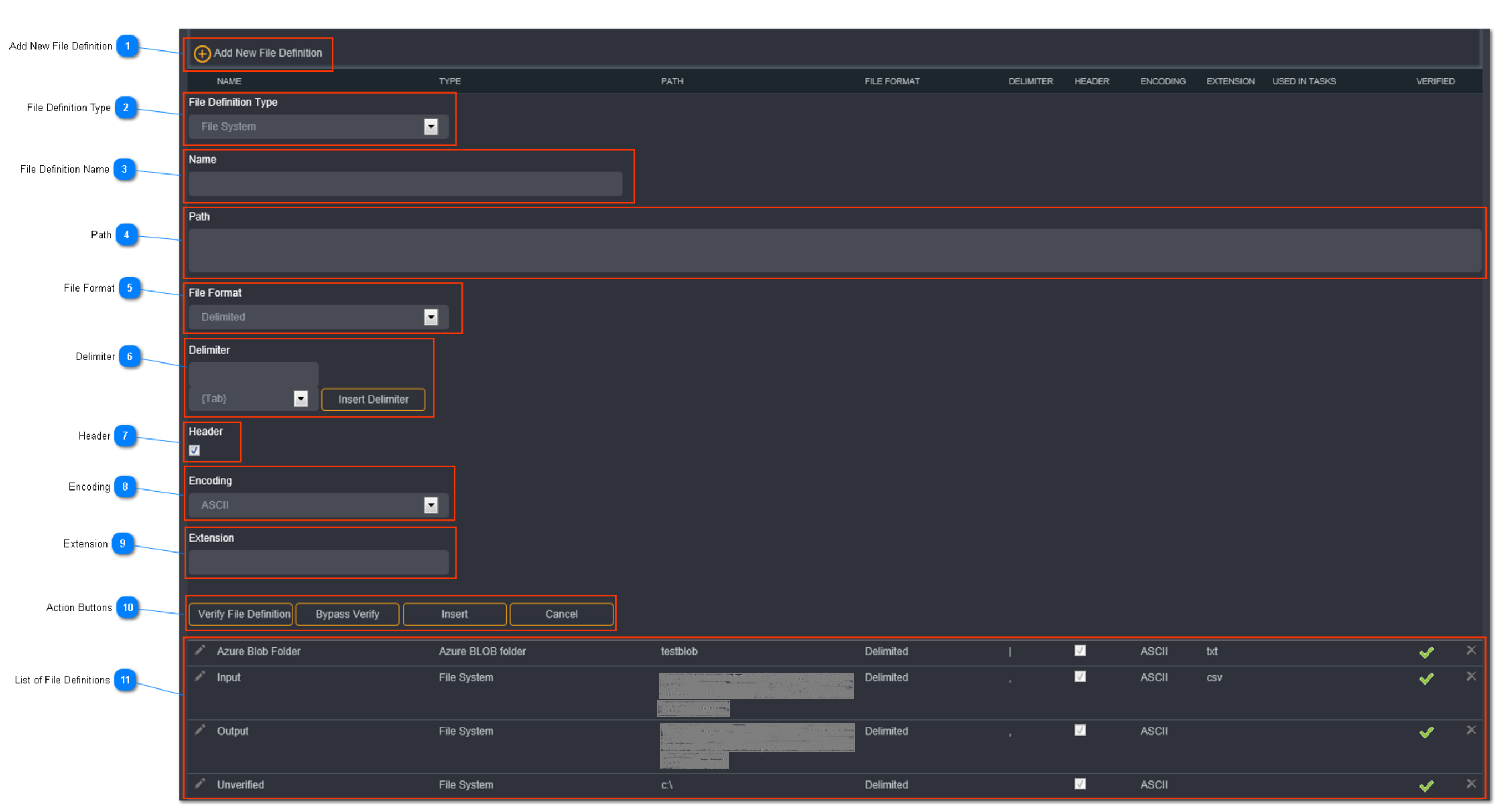 Add a file definition