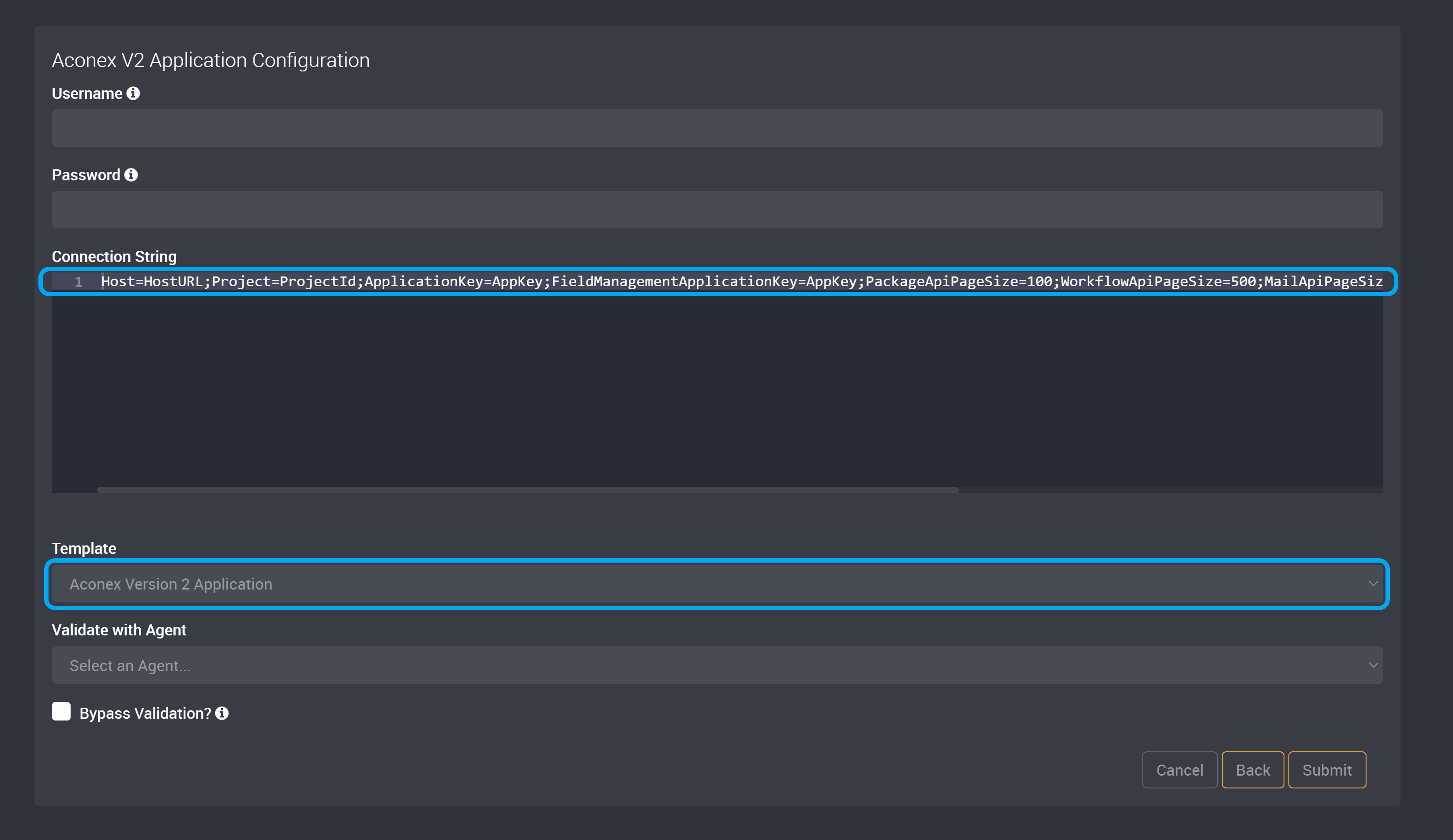 Aconex V2 Template