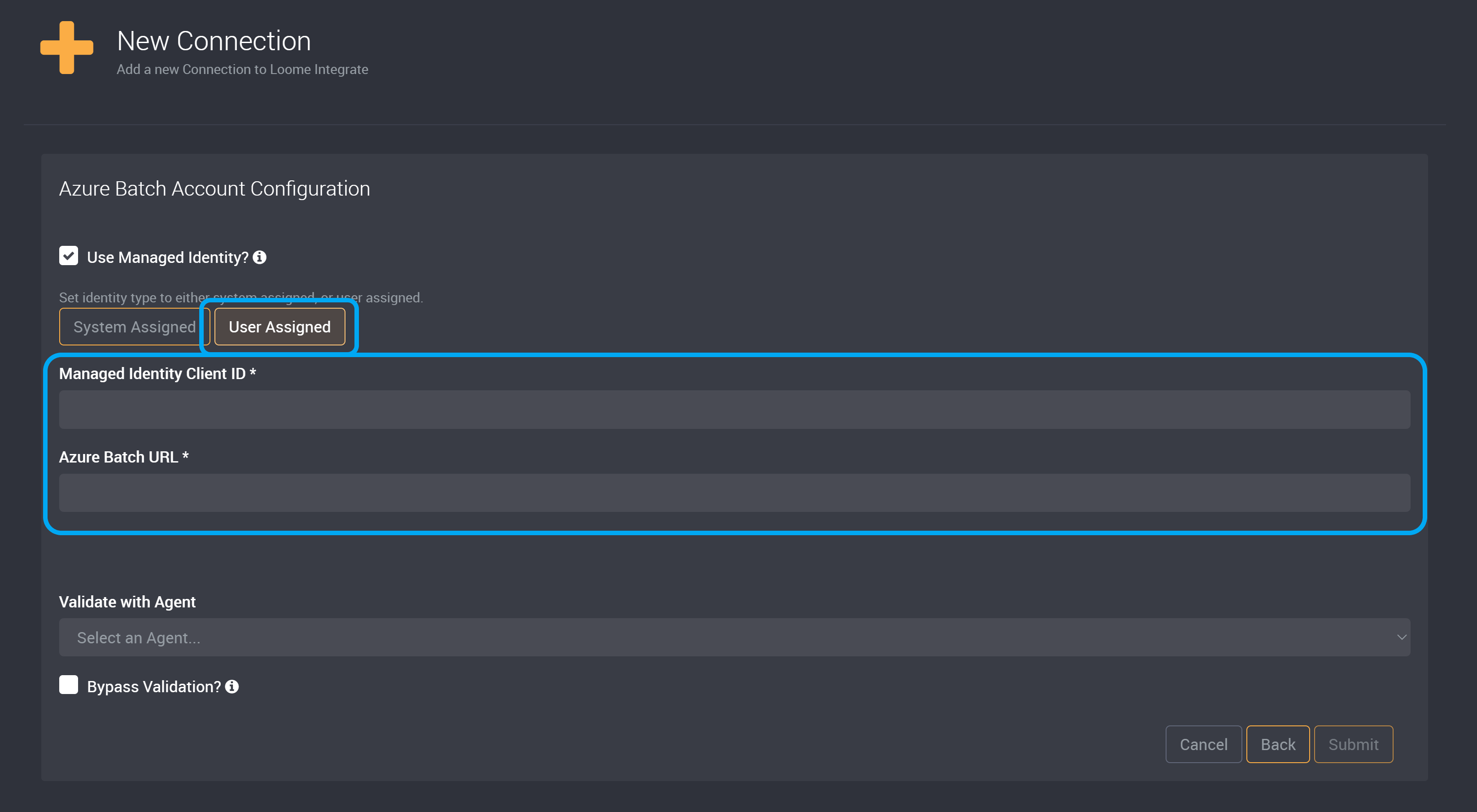 User assigned fields