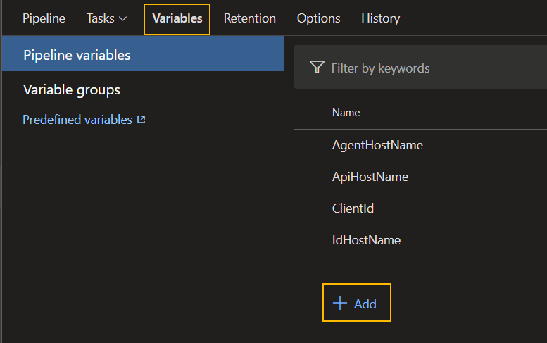 Pipeline Variables