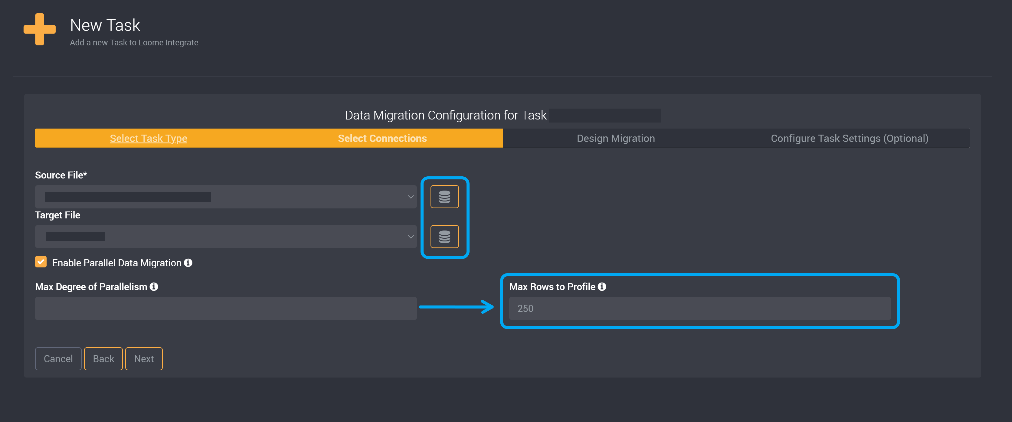 Max rows to Profile field