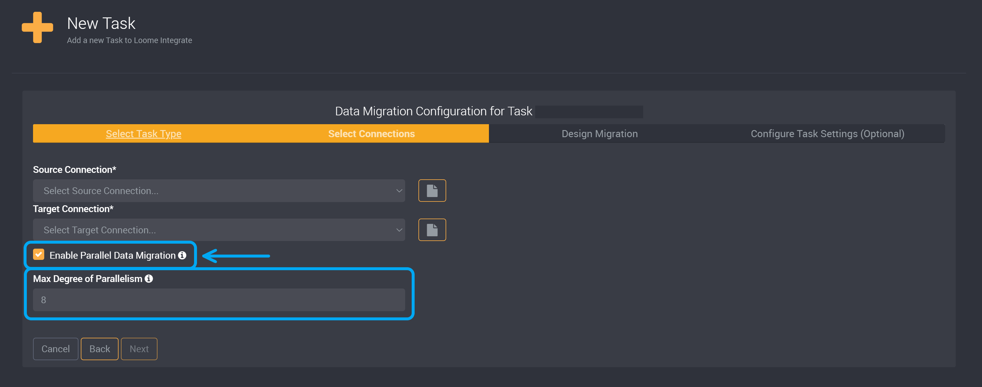 parallel config