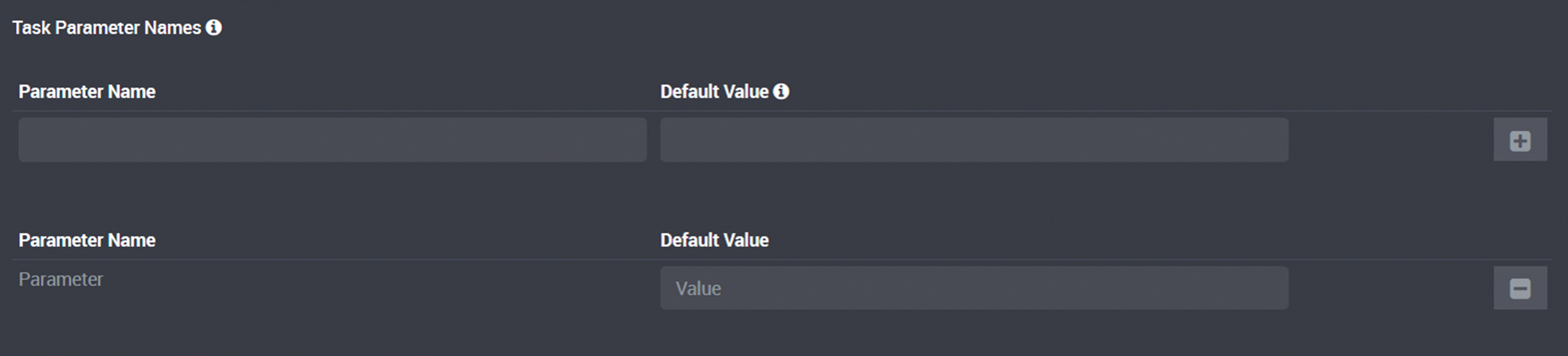 Additional Parameters