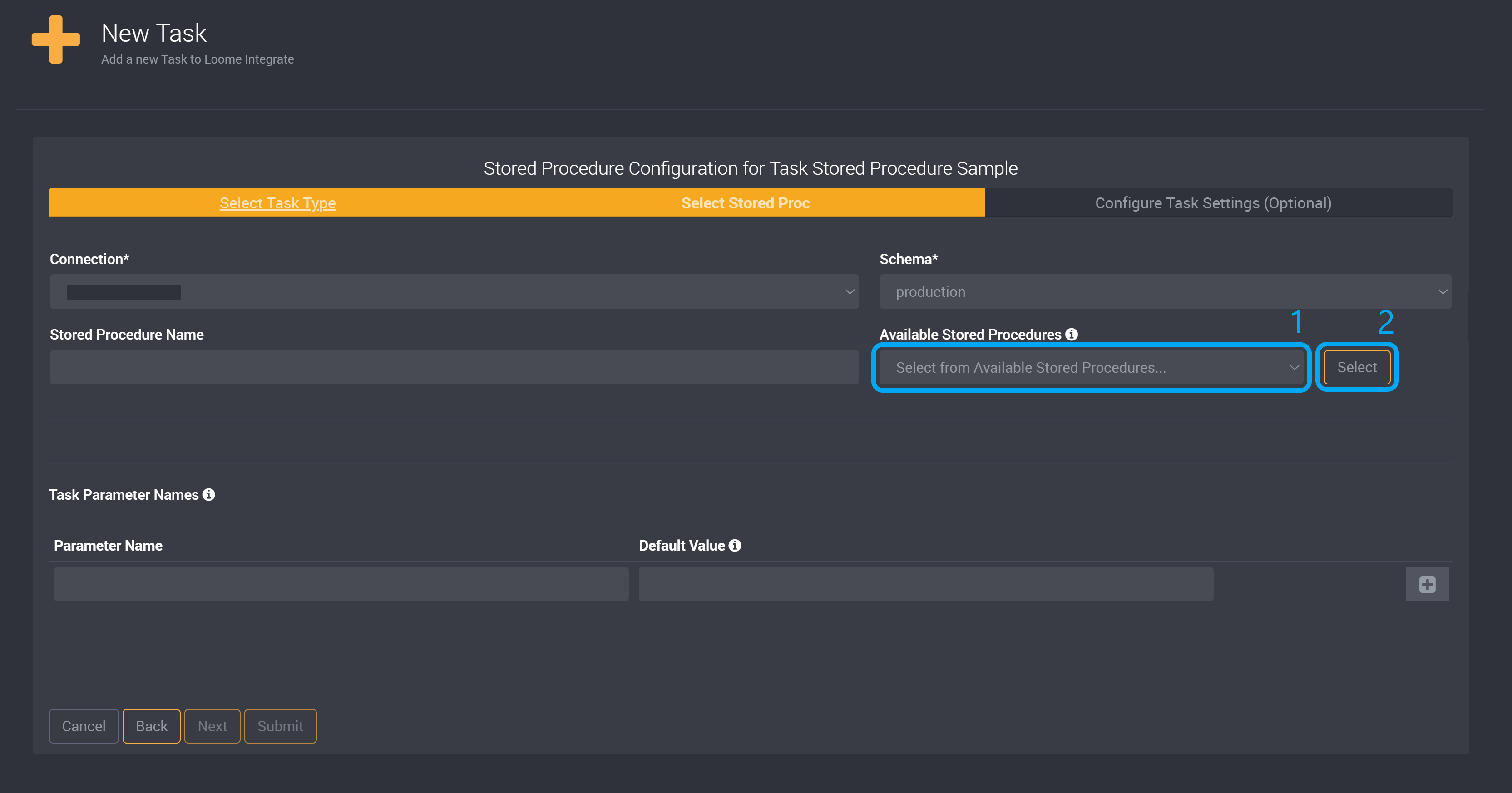 Available Stored Procedures