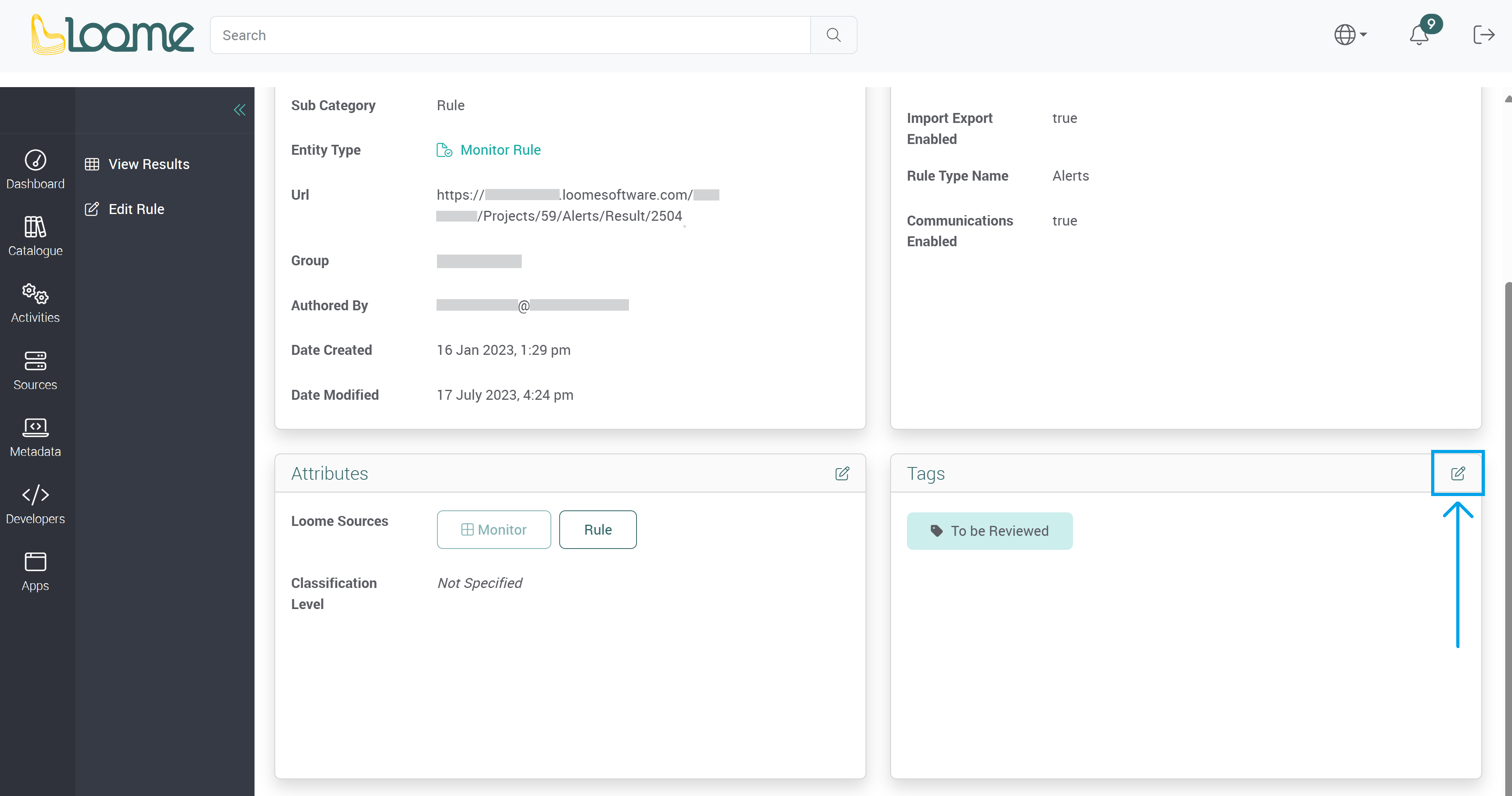 Manage asset Information