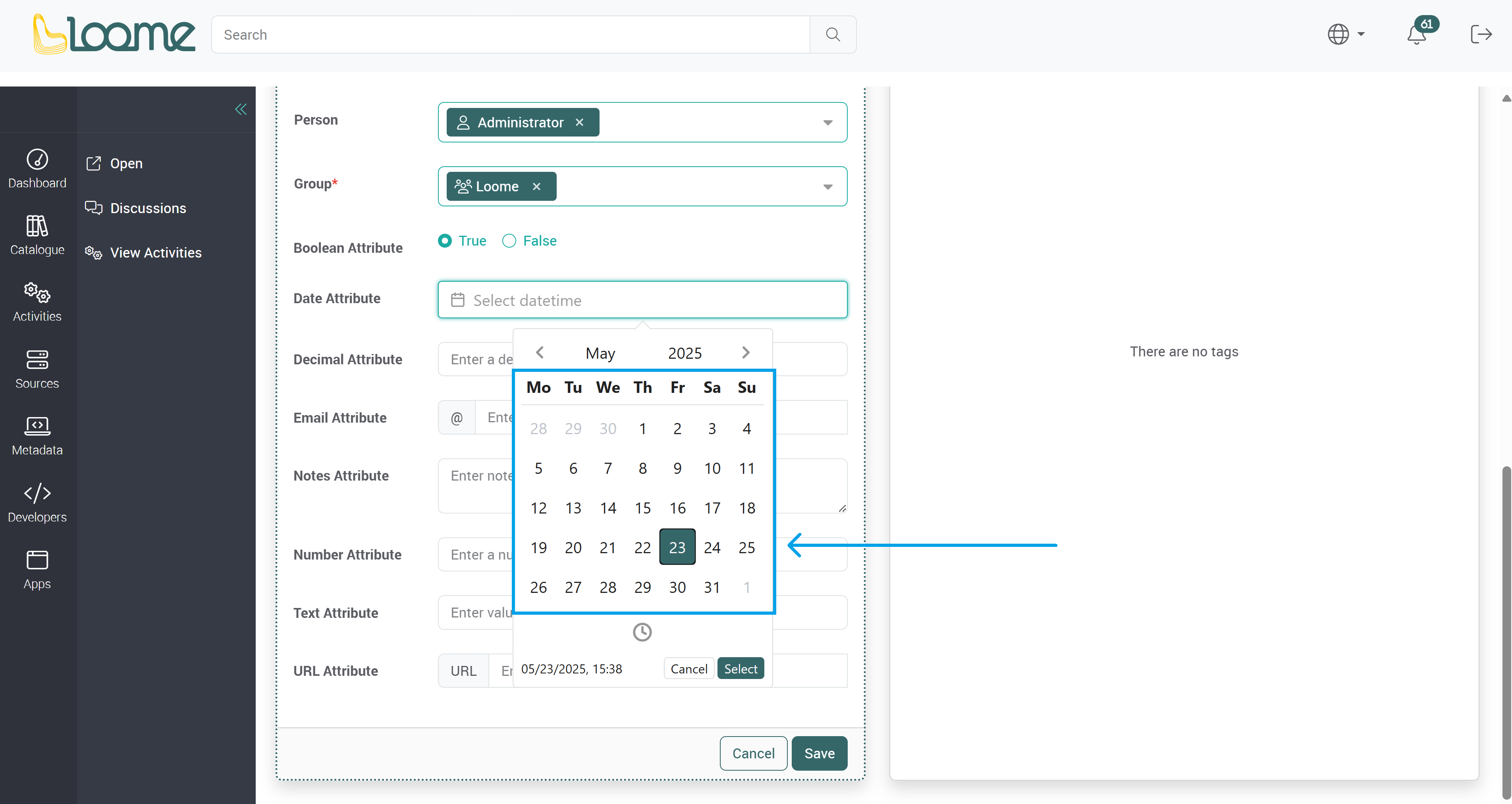 Date calendar month and year