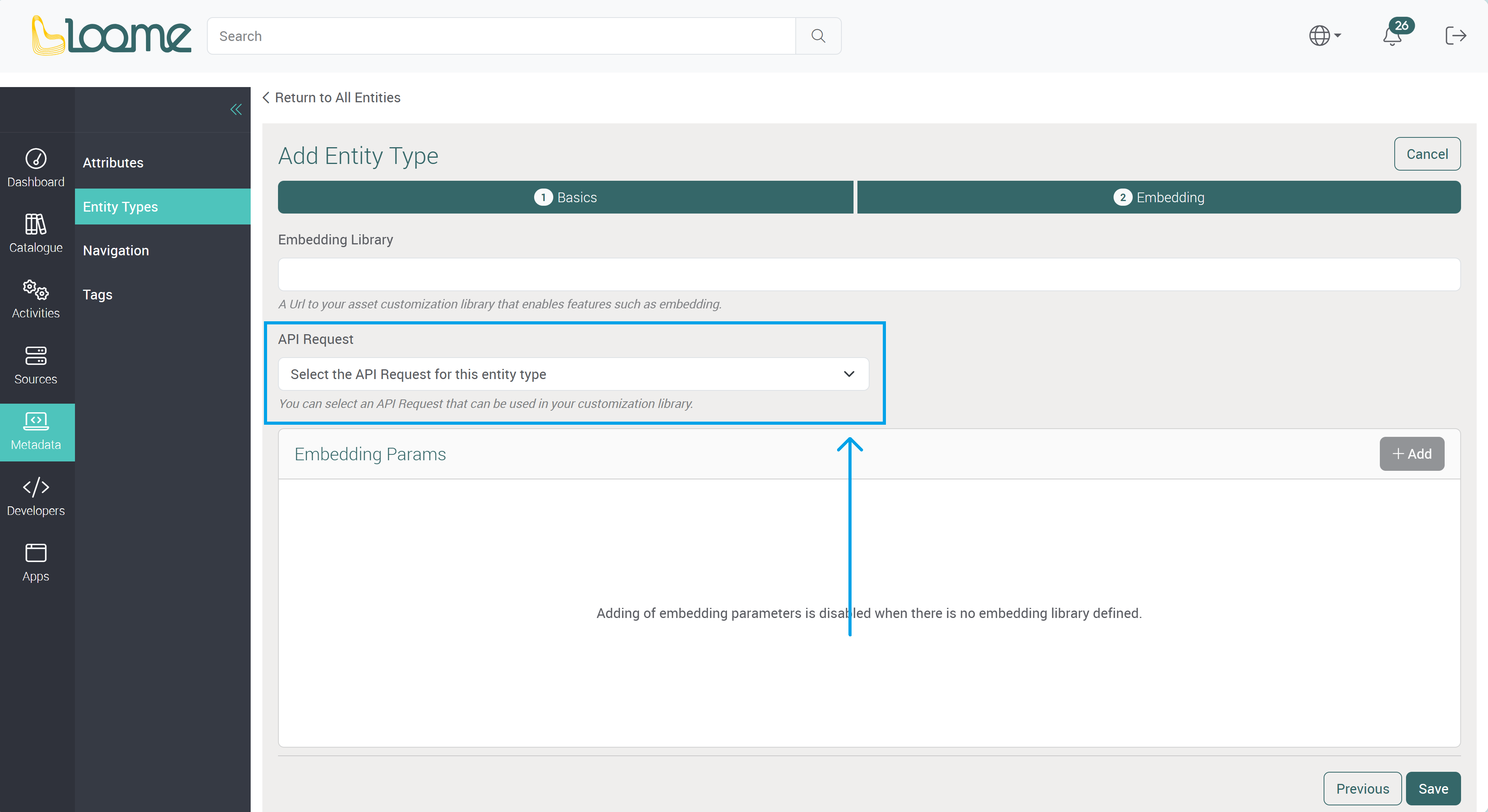 Choose an API request
