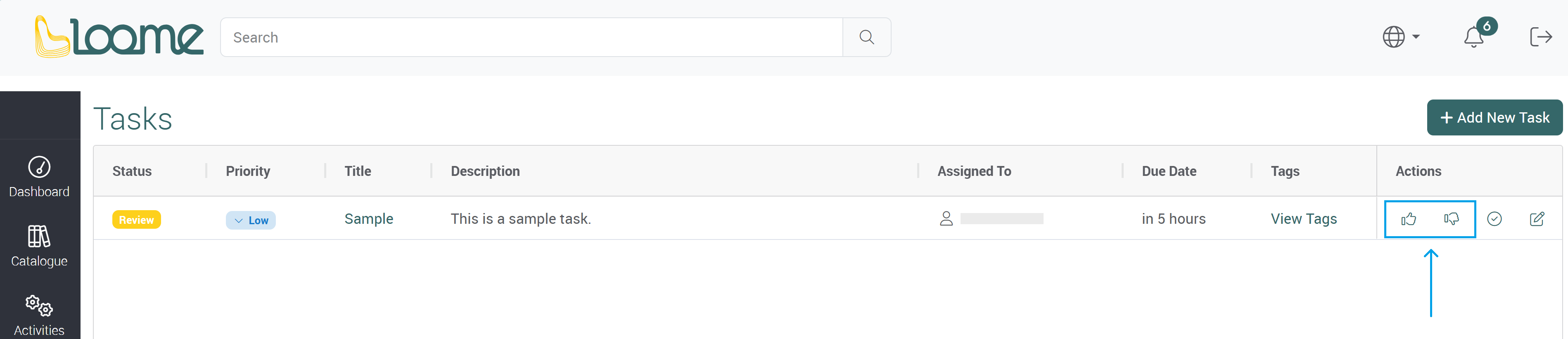Approve or reject a task